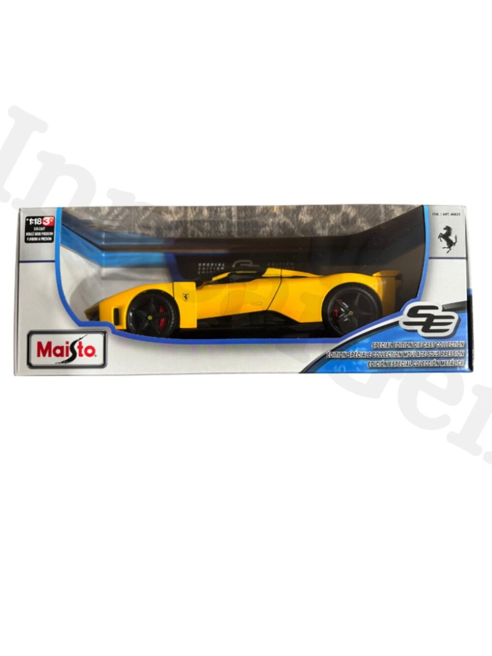 Maisto Special Edition 1:18 Ferrari F80 Yellow Diecast Car Model Toy NWB 46623